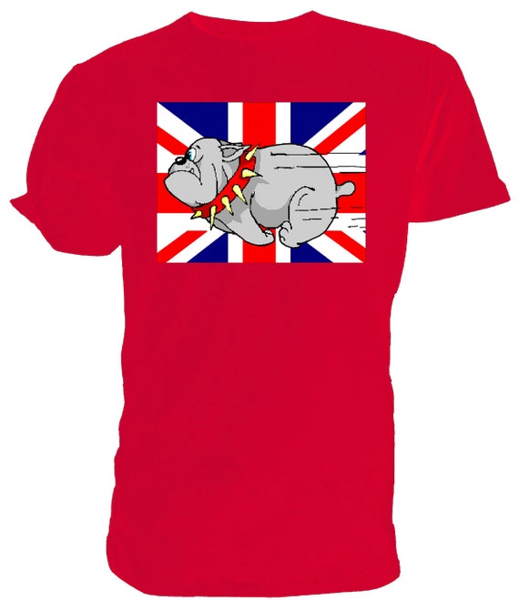 Best of British choice of sizes and colours Union Jack Bulldog Sweatshirt