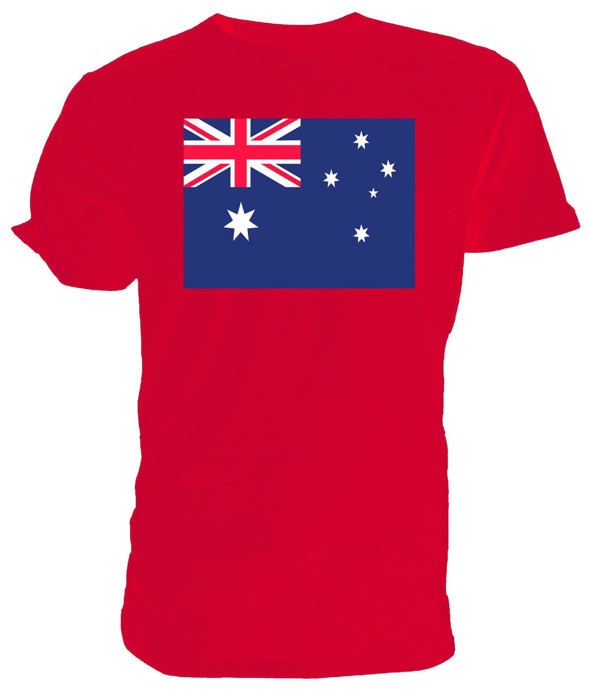 Australian Flag T shirt. classic round neck short sleeved Etsy