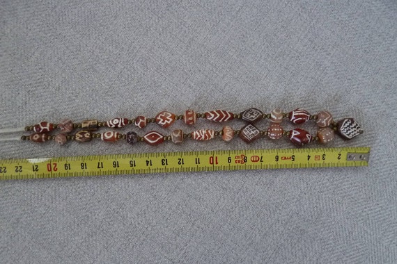 Gorgeous Rare ANCIENT CARNELIAN Etched Agate Ston… - image 1