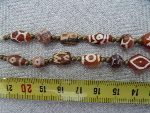 Gorgeous Rare ANCIENT CARNELIAN Etched Agate Ston… - image 10