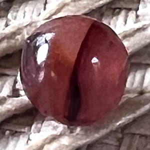 Amazing Unusual Ancient Small CARNELIAN TIBETAN BEAD - Bands - Cinnabar Dots - E