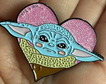 cute I am soft enamel pin