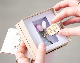 Personalised Forever Tulips Keepsake Personalised Mother's Day Tulip Gift