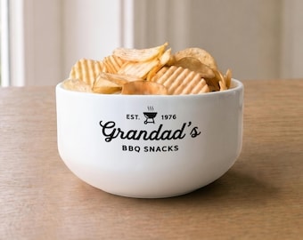 Personalised Snack Bowl For Him | Father's Day Gift