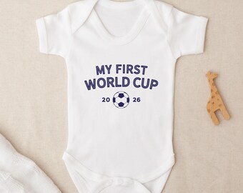 My First World Cup Personalised Babygrow