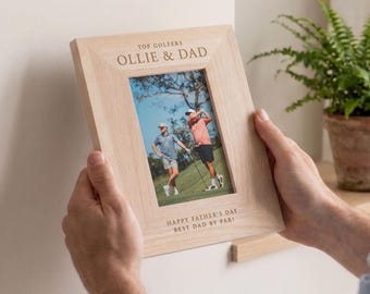 Memories with Dad Engraved Photo Frame | Father's Day Frame