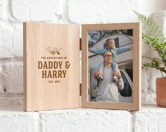 Outdoor Adventure Memories Wooden Photo Frame | Father's Day Frame