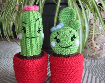 Cactus amigurumi au crochet