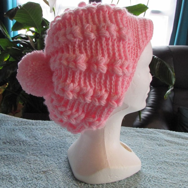 Casquette crochetée main