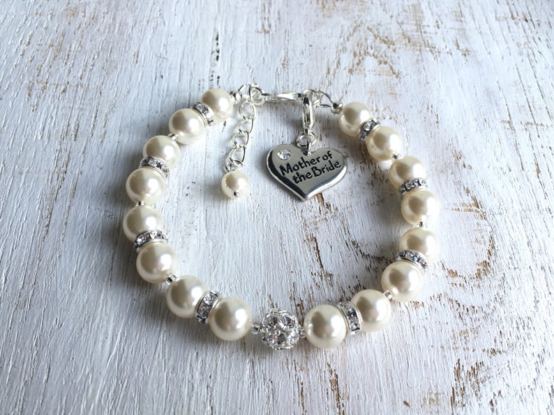 MOTHER of the BRIDE gift Bracelet Mother of the Bride Bracelet Mother Wedding Gift for Mom wedding gift from Bride Mother gifts Bracelet image 3