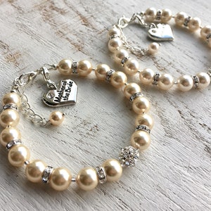 MOTHER of the BRIDE gift Bracelet Mother of the Bride Bracelet Mother Wedding Gift for Mom wedding gift from Bride Mother gifts Bracelet