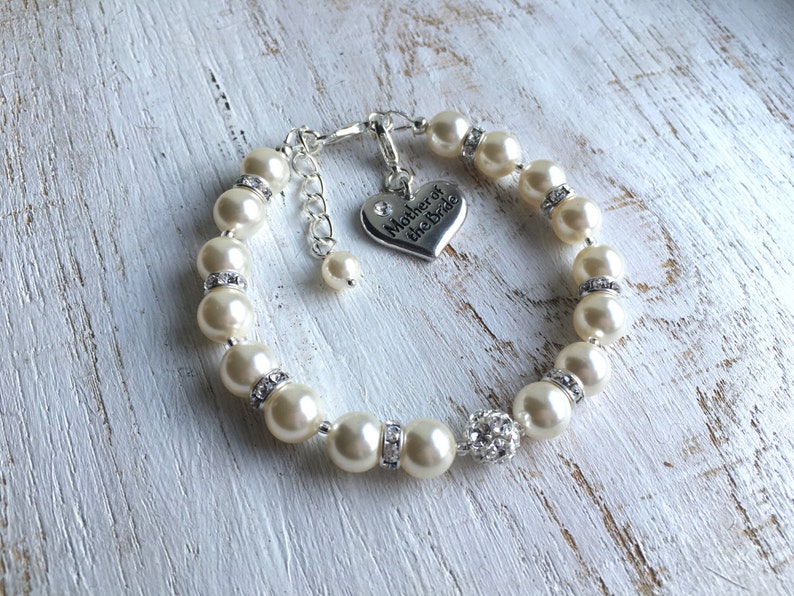 MOTHER of the BRIDE gift Bracelet Mother of the Bride Bracelet Mother Wedding Gift for Mom wedding gift from Bride Mother gifts Bracelet image 2