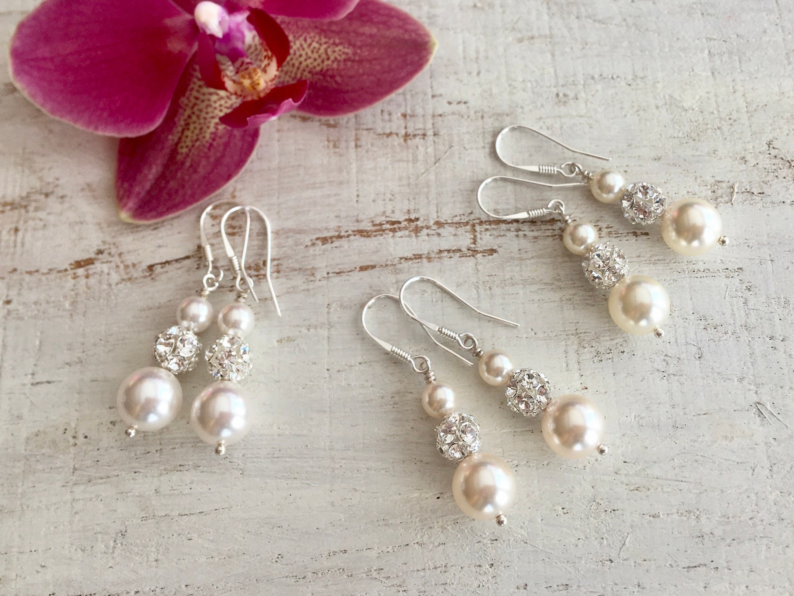Bridal Pearl Jewelry Bridal Jewelry Set Pearl Jewelry Set Etsy