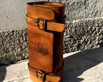 Motorcycle Leather tool bag