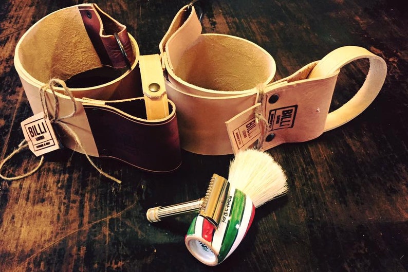 Hand made leather razor strop Etsy