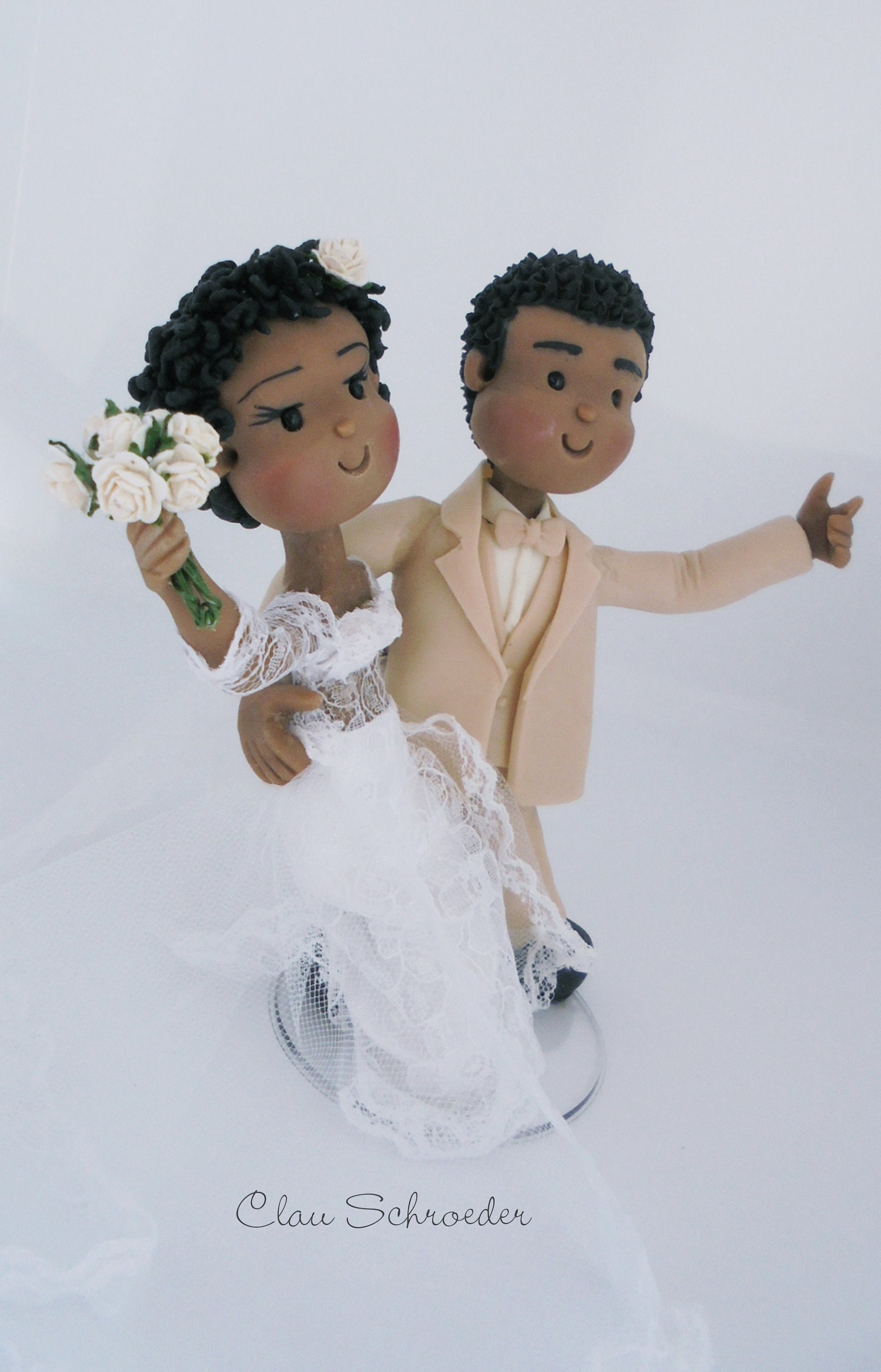 Funny and Sweet Wedding Cake Figure / Cute Wedding Cake | Etsy