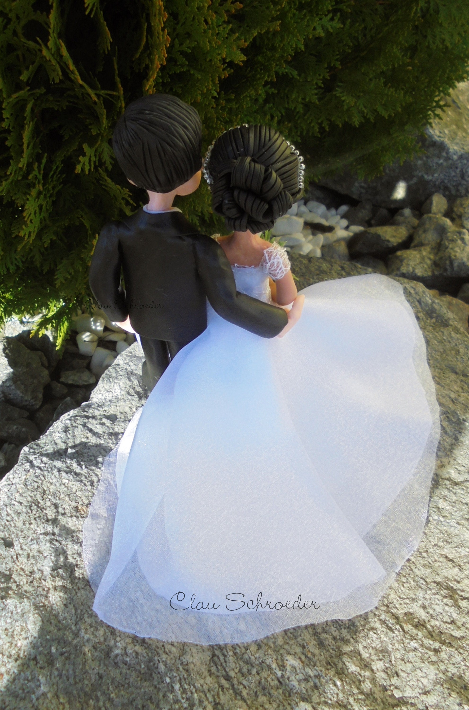 Funny and Sweet Wedding Cake Figure / Cute Wedding Cake | Etsy