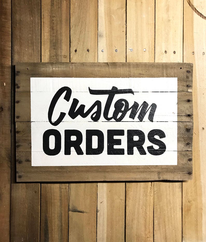Hustle Custom lettering Custom sign hand letteringRustic Etsy
