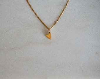 HEART FULL small necklace - vermeil - by STICKTAILS