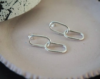 ANCHOR BIG earrings - sterling silver - by STICKTAILS