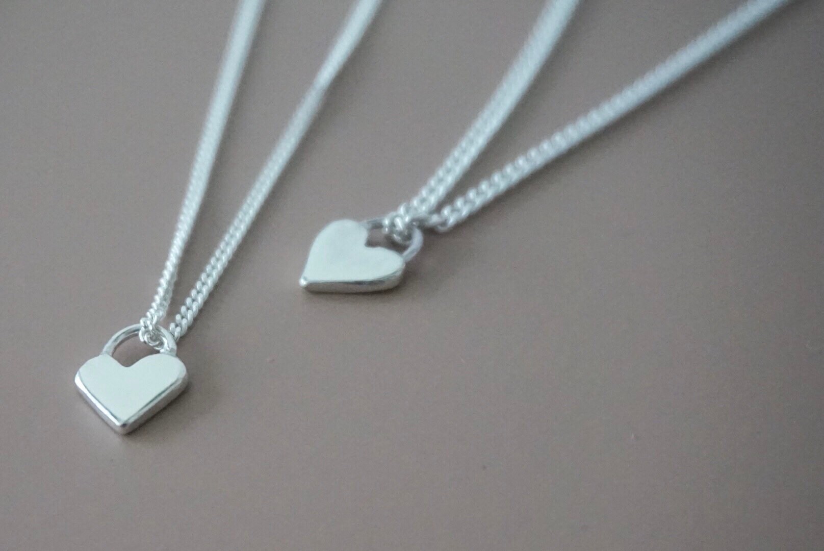 LOCKED HEART Necklace - Sterling Silver - by STICKTAILS - Etsy