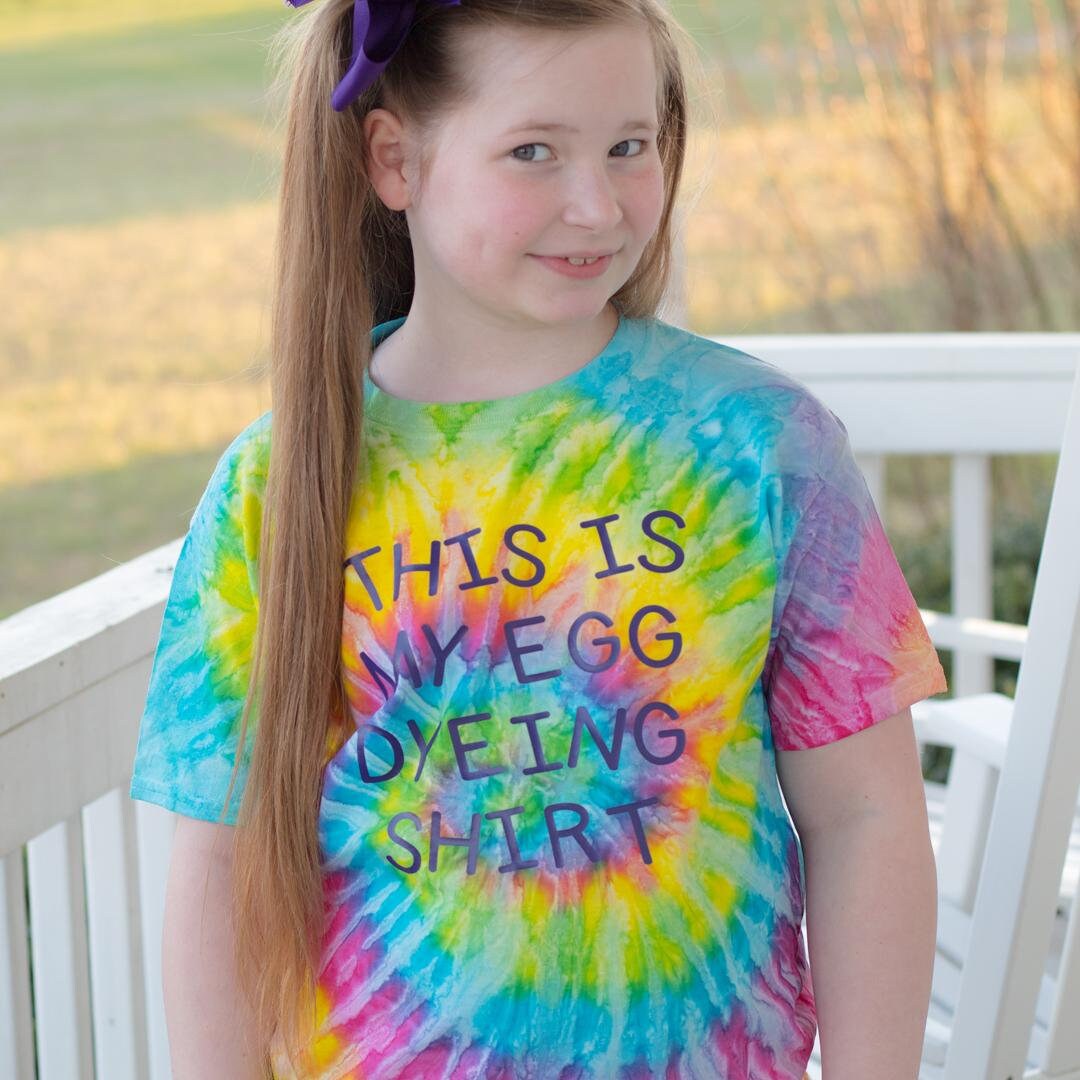The Perfect Eggdyeing Tee Easter Tie Dye Easter Eggs Kids Etsy