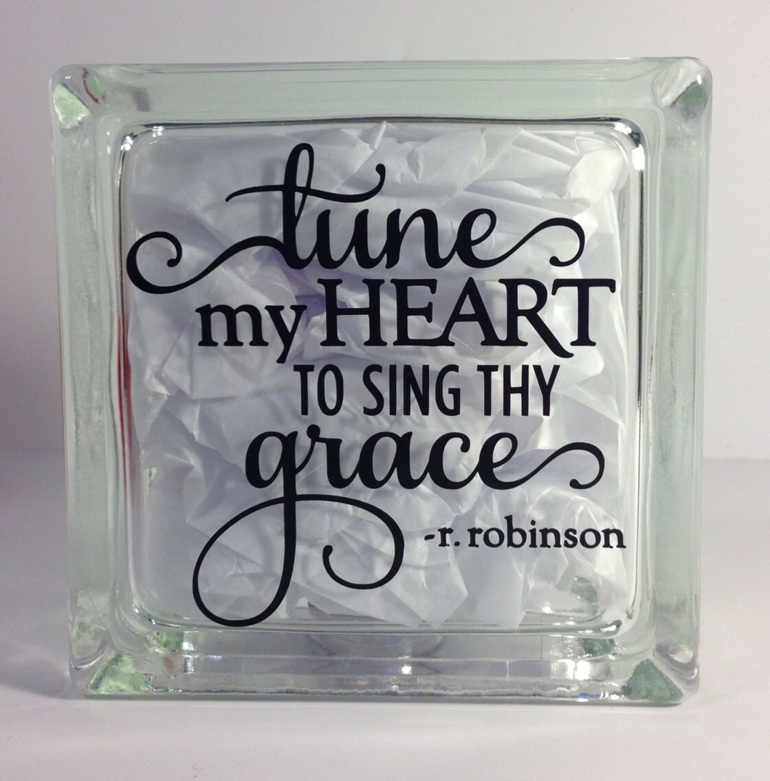 Glass Block 6 x 6 Home Decor Etsy