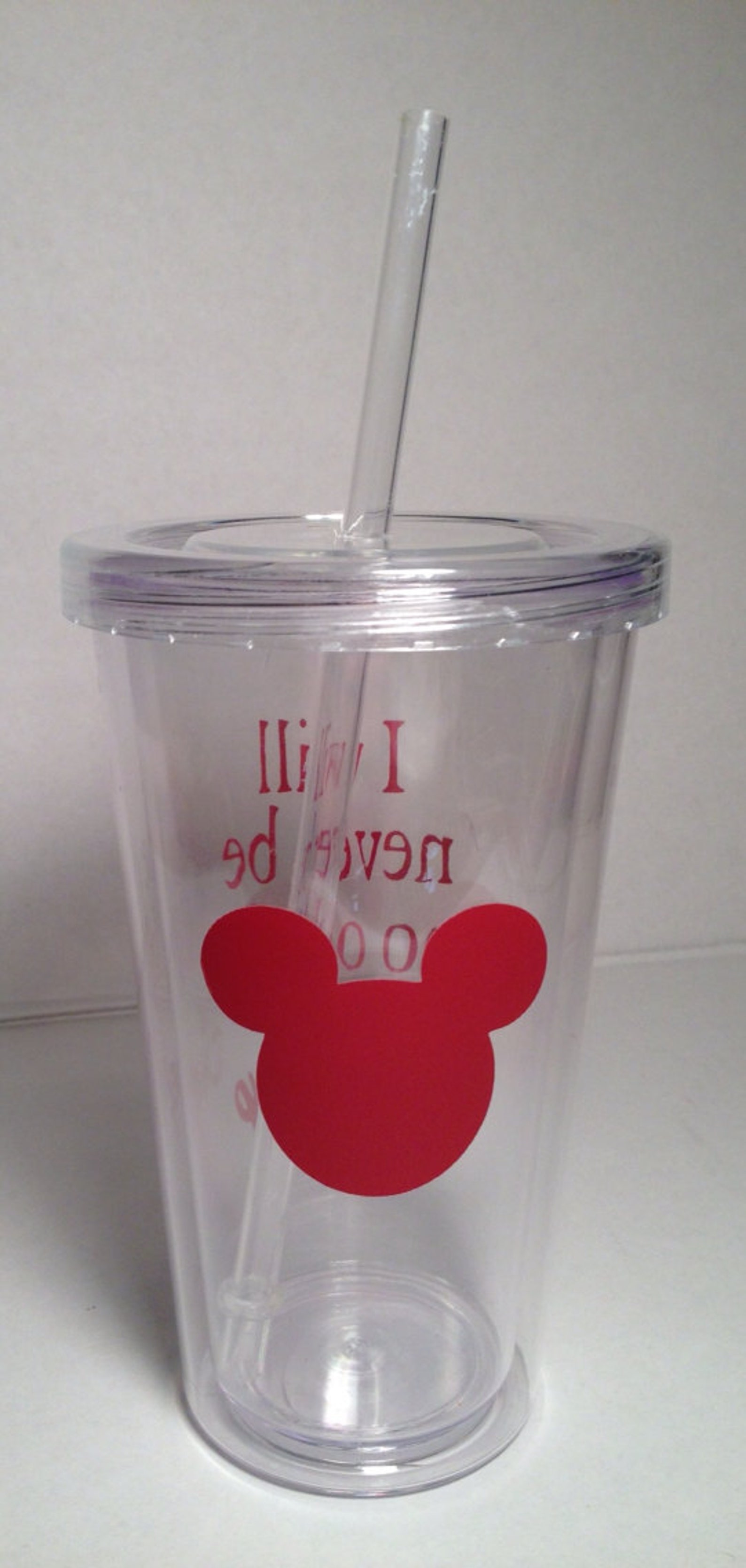 Vinyl Lettering Acrylic Tumbler Double Insulated Custom Etsy