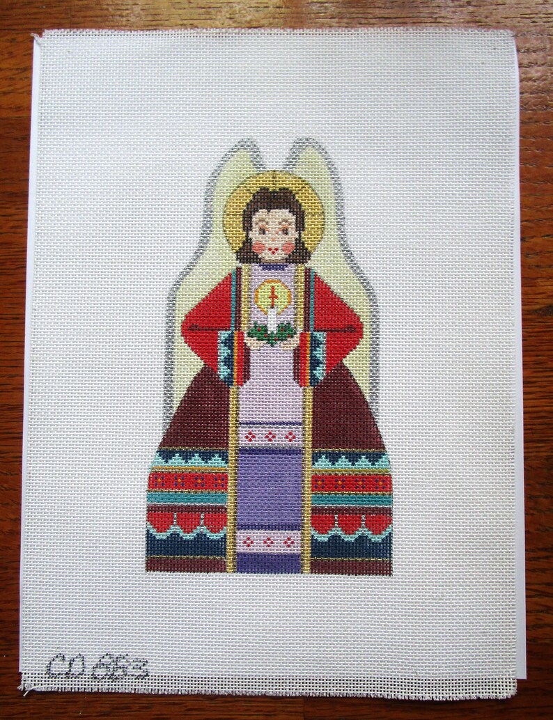 ANGEL NEEDLEPOINT CANVAS Etsy