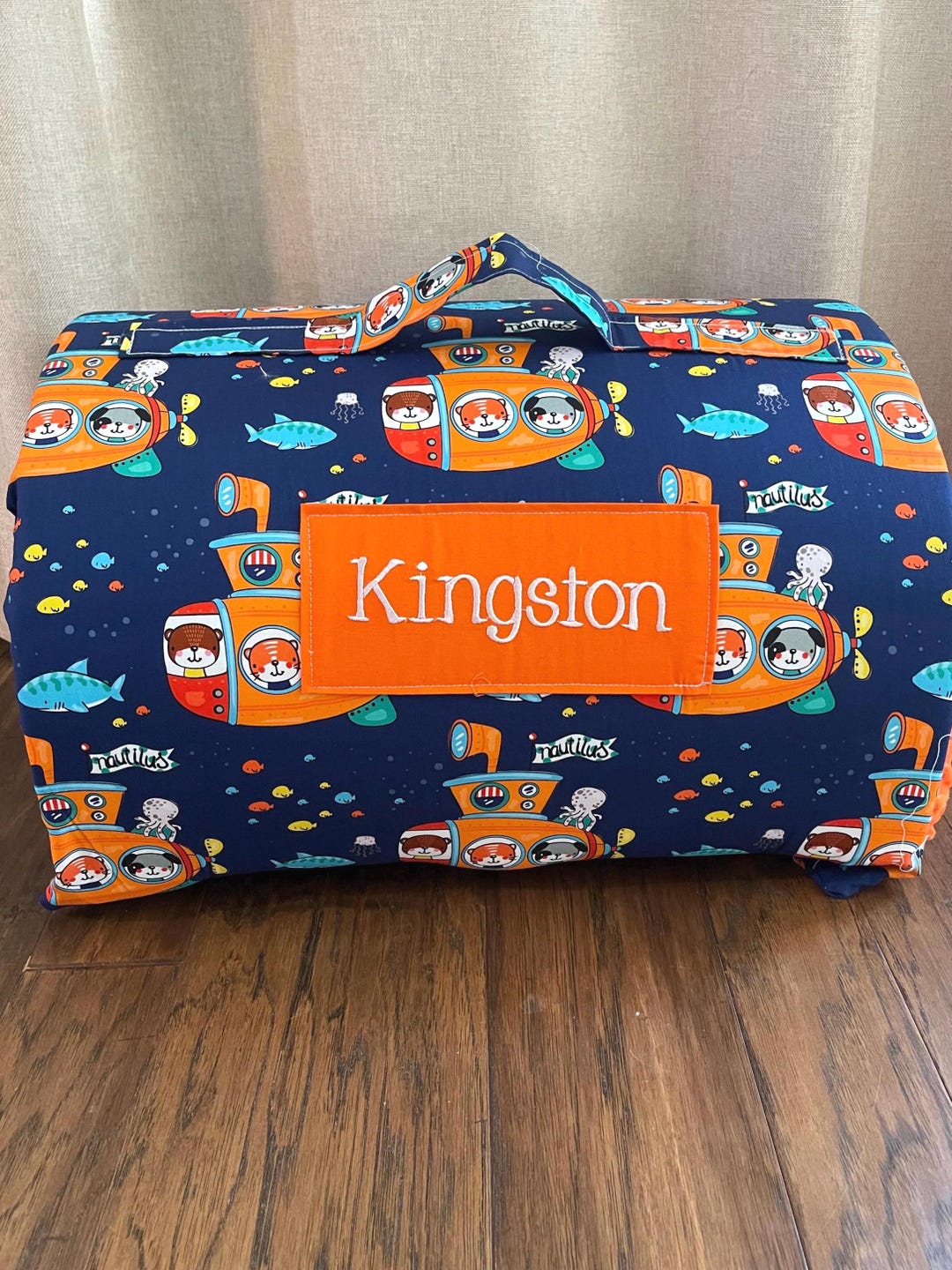 1.5 or 2 Inch Foam Personalized Day Care Kindergarten Nap Mat, Sleep ...