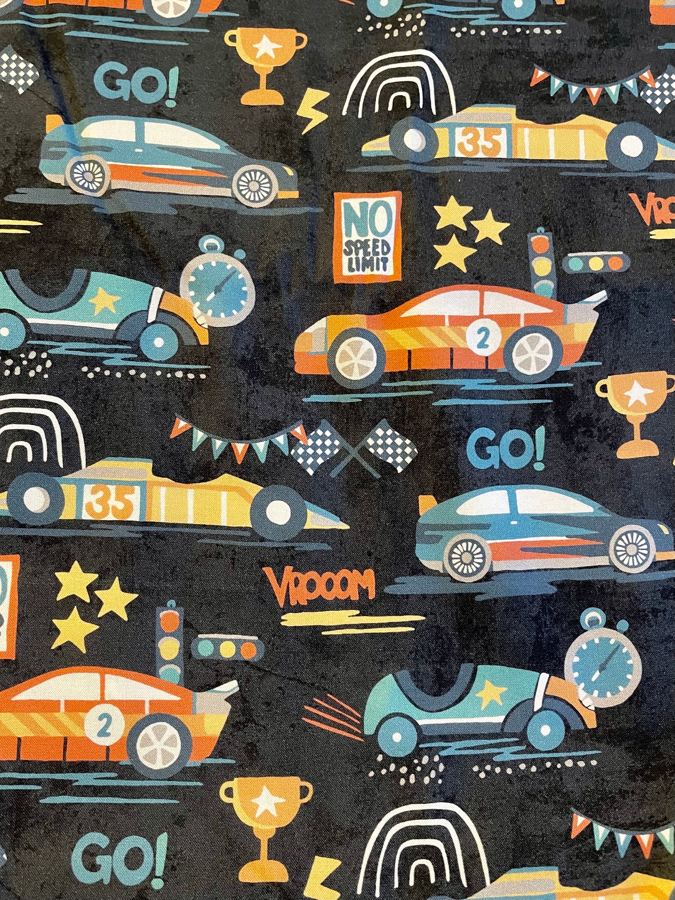 Race Cars Racing Cars Nap Mat With Gray Minky Blanket - Etsy