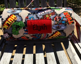 1.5 or 2 inch foam Personalized day care/ kindergarten nap mat avengers