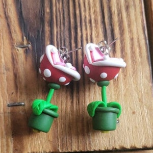 Super Mario Piranha Plant Earrings image 5