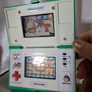 Bomb Sweeper Nintendo Game & Watch BD-62, 1987, nice used condition, please see video, fresh batteries included. image 2