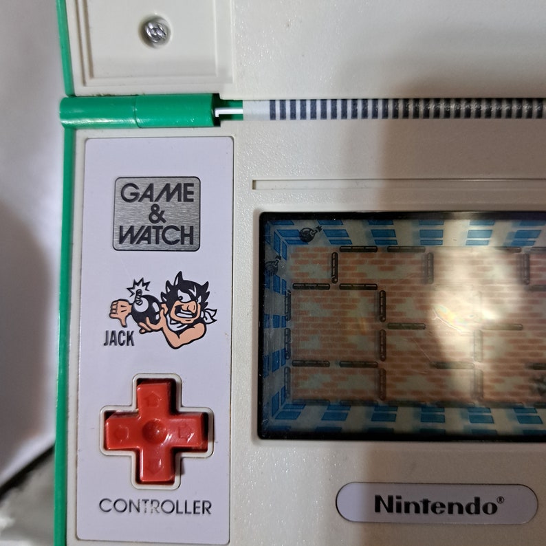 Bomb Sweeper Nintendo Game & Watch BD-62, 1987, nice used condition, please see video, fresh batteries included. image 9