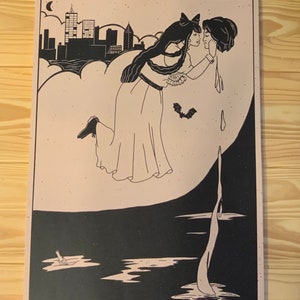 Nadja and her beheaded Gregor - 11X17 poster print