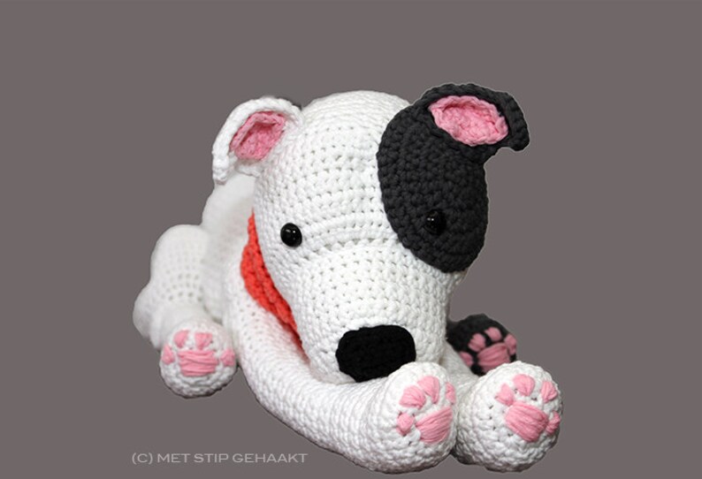 Crochet pattern for Staffordshire Bull Terrier American | Etsy