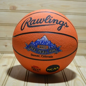 Vintage Ncaa Final Four Mini Basketball Rawlings Denver Etsy