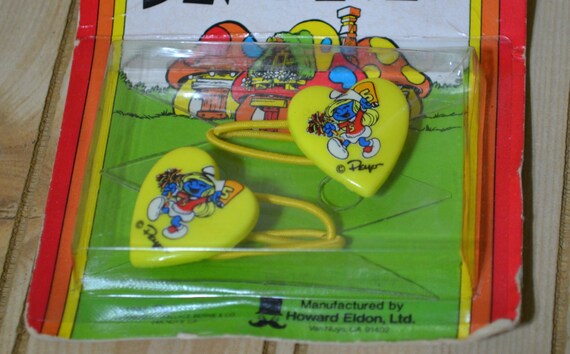 Vintage Smurf Smurfette Ponytail Holders Hair Accessories  display picture 3