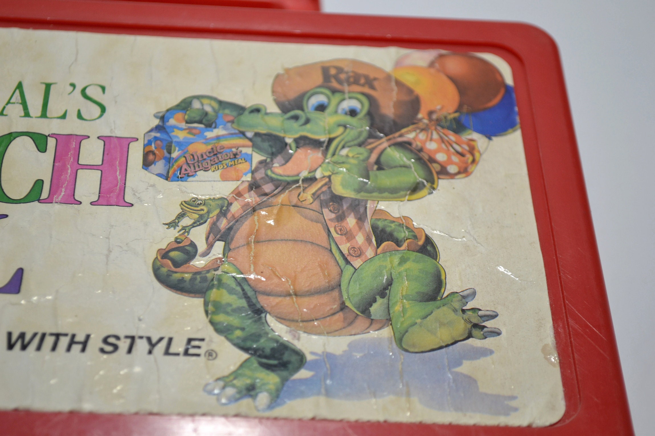 Alligator BAGGIES 80 Sandwich Bags BOX - Vintage Advertising Character