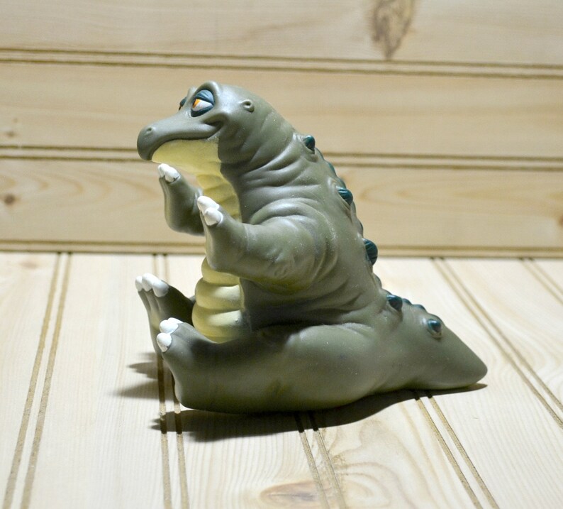 Vintage Spike Hand Puppet Land Before Time Rubber Vinyl 1980s Movie Promotional 1988 Pizza Hut Promo Collectible Toy