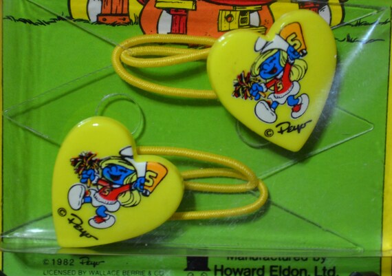 Vintage Smurf Smurfette Ponytail Holders Hair Accessories  display picture 1