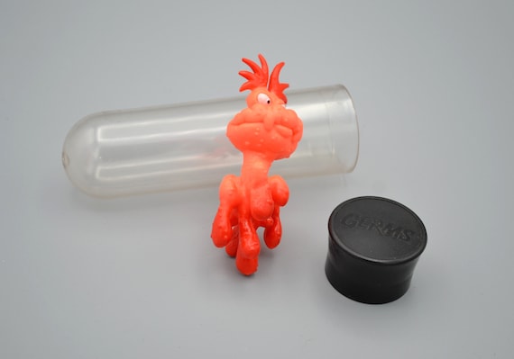 Test Tube Germ Toy 1980s World of Wonder 1988 Innyouttyitis