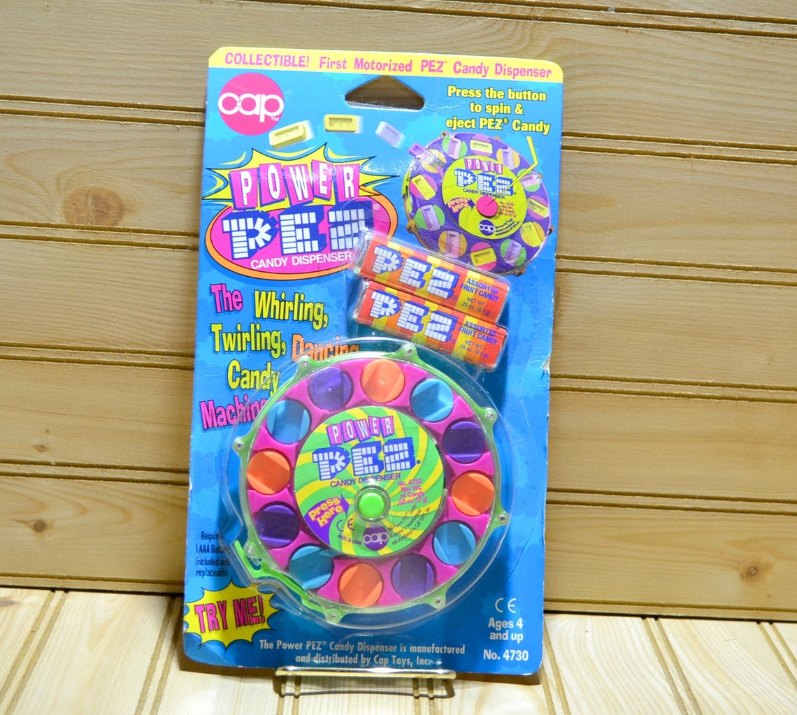 Vintage Power Candy Pez Dispenser Battery Powered Model 4730 Etsy