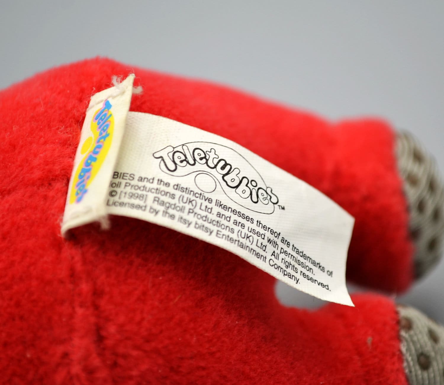Vintage Red Po Teletubby Clip-on Keychain Backpack Charm