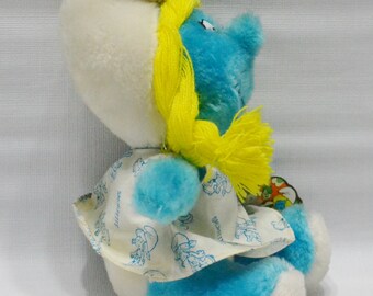 Smurfette Plush Doll - Stuffed Toy - Vintage - 1981 - Smurfs - Etsy
