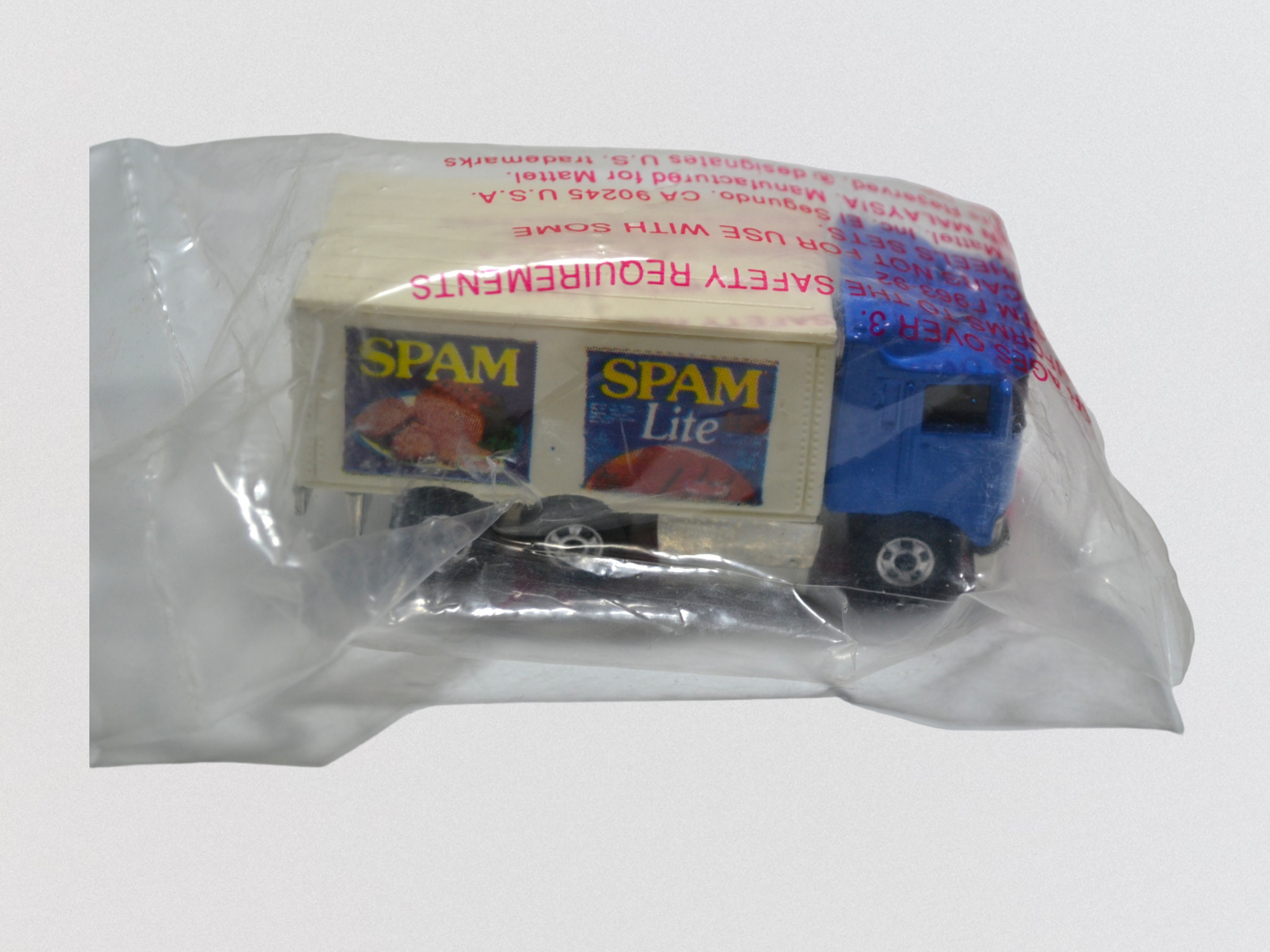 Vintage 1990s Hot Wheels Spam Lite Truck Original Packaging Sealed