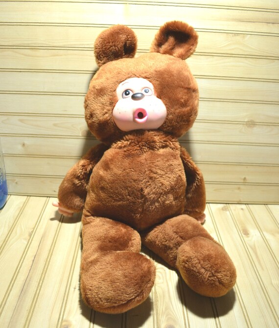 vintage rubber face stuffed animals