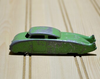Vintage Green Metal Midgetoy Diecast Futuristic Streamlined Car Space Age Vehicle Collectible Midge Toy Mid Century MCM Collectible Prop