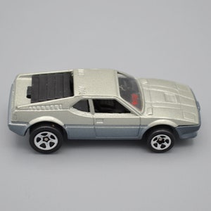 Vintage 1982 Diecast BMW Two-Tone Silver Gray Hot Wheels Car Made in China
